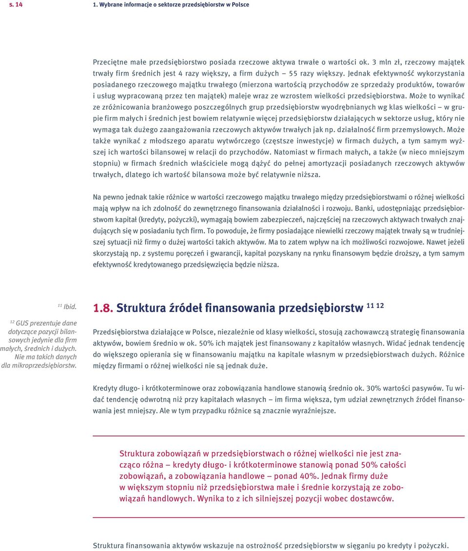 Jednak efektywność wykorzystania posiadanego rzeczowego majątku trwałego (mierzona wartością przychodów ze sprzedaży produktów, towarów i usług wypracowaną przez ten majątek) maleje wraz ze wzrostem