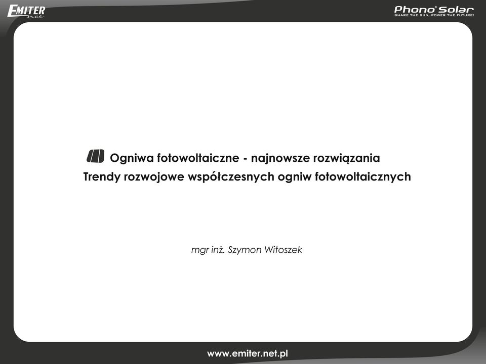 współczesnych ogniw