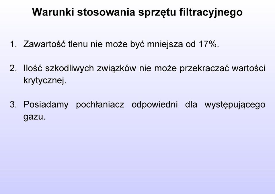 Ilość szkodliwych związków nie może przekraczać