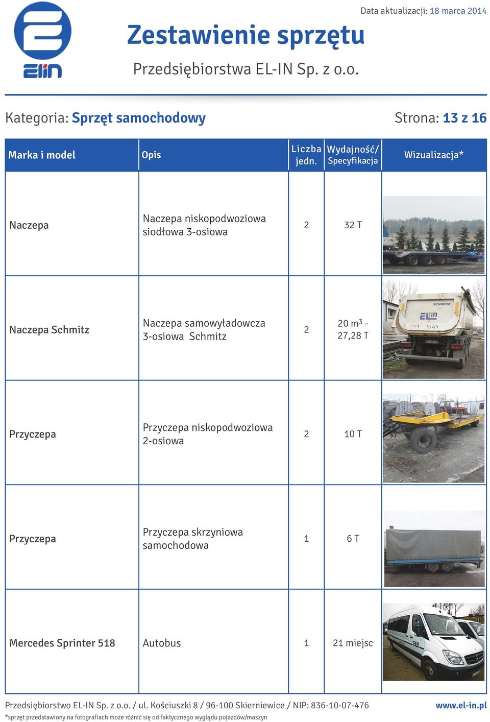 Schmitz 2 20 m 3-27,28 T Przyczepa Przyczepa niskopodwoziowa 2-osiowa 2 10 T