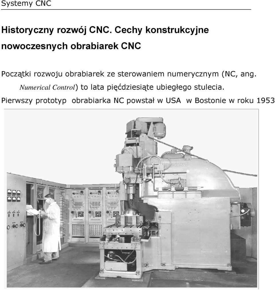 obrabiarek ze sterowaniem numerycznym (NC, ang.