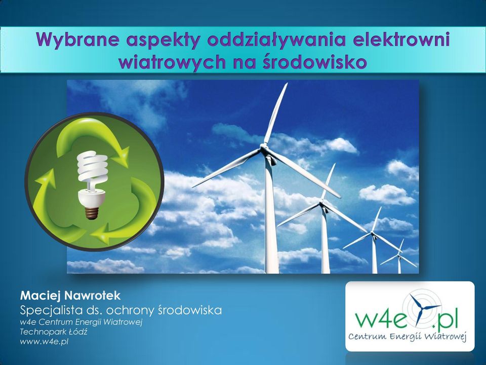 ochrony środowiska w4e