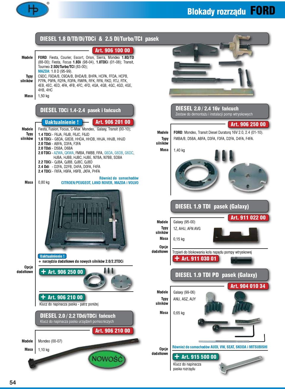 C9DC, F9DA/B, C9DA/B, BHDA/B, BHPA, HCPA, FFDA, HCPB, P7PA, P9PA, R2PA, R3PA, RWPA, RFK, RFN, RKD, RTJ, RTK, 4EB, 4EC, 4ED, 4FA, 4FB, 4FC, 4FD, 4GA, 4GB, 4GC, 4GD, 4GE, 4HB, 4HC 1,50 kg DIESEL TDCi 1.