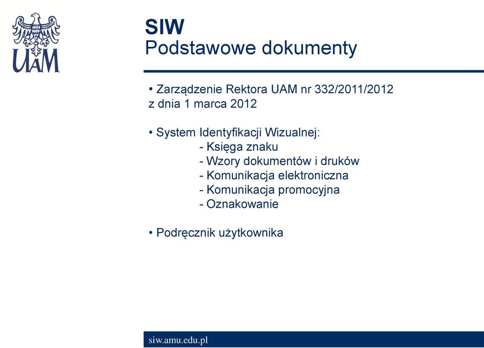 Wizualnej: - Księga znaku - Wzory dokumentów i druków -