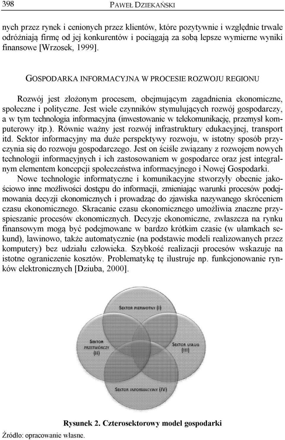 Jest wiele czynników stymulujących rozwój gospodarczy, a w tym technologia informacyjna (inwestowanie w telekomunikację, przemysł komputerowy itp.).