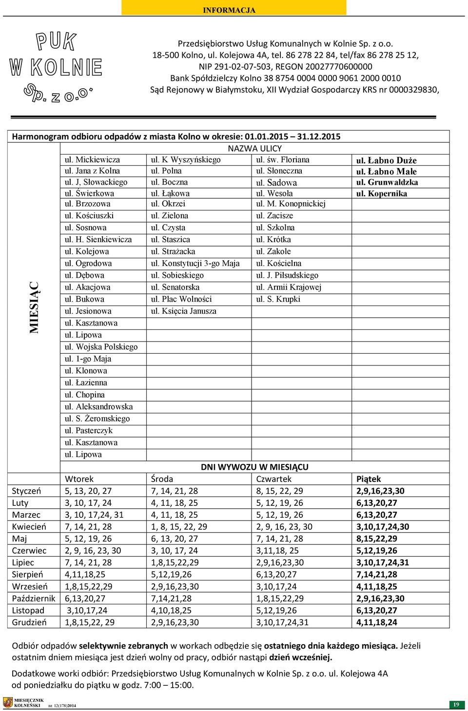 875438 0004 8754 000004 9061 0000 2000 9061 0010 2000 0010 Sąd Rejonowy Sąd Rejonowy w Białymstoku, w Białymstoku, XII Wydział XII Wydział Gospodarczy Gospodarczy KRS nr 0000329830, KRS nr