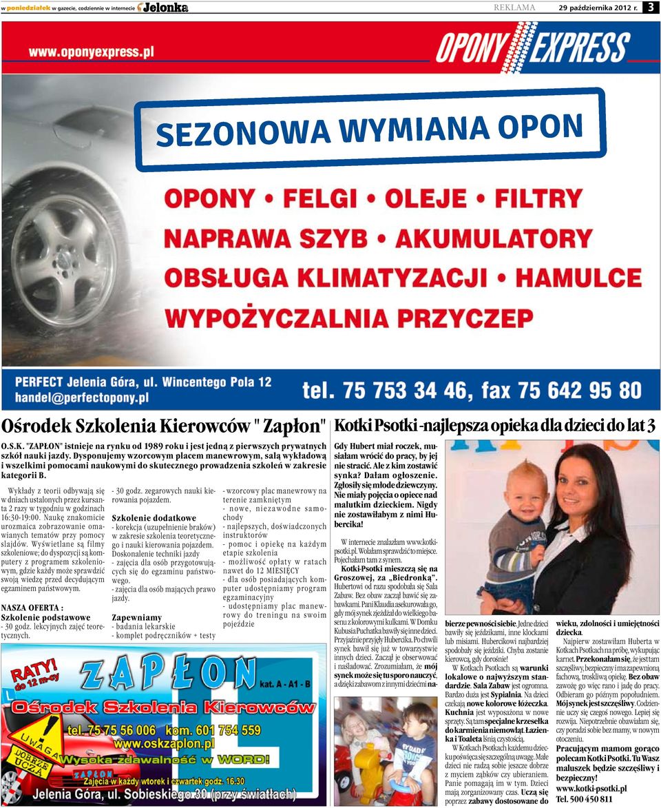 Wykłady z teorii odbywają się w dniach ustalonych przez kursanta 2 razy w tygodniu w godzinach 16:30-19:00. Naukę znakomicie urozmaica zobrazowanie omawianych tematów przy pomocy slajdów.