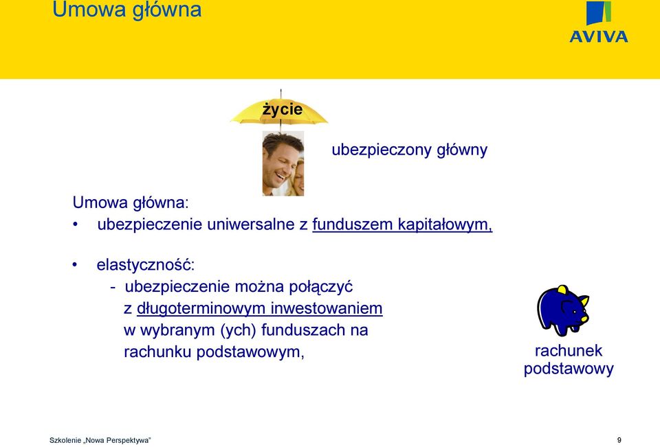 elastyczność: - ubezpieczenie można połączyć z długoterminowym