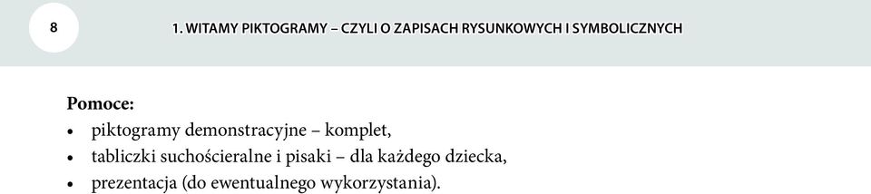 komplet, tabliczki suchościeralne i pisaki dla