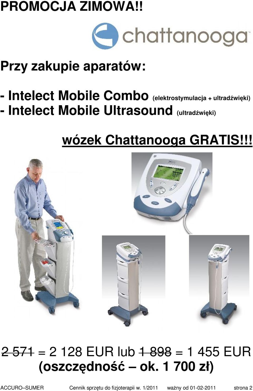 ultradźwięki) - Intelect Mobile Ultrasound (ultradźwięki) wózek Chattanooga