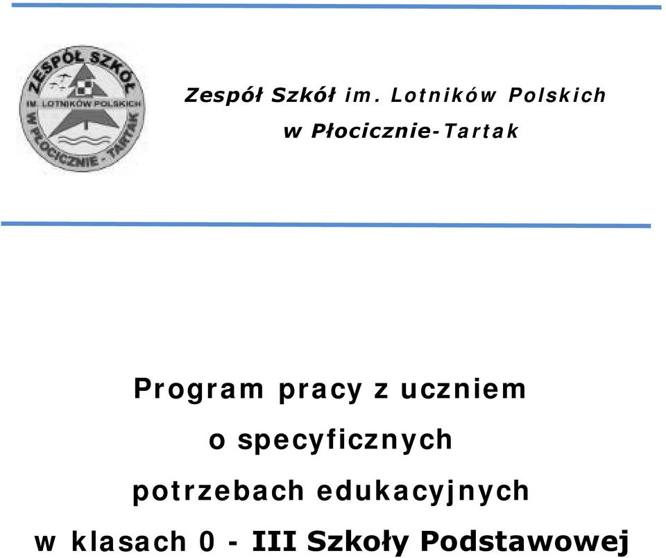 Program pracy z uczniem o