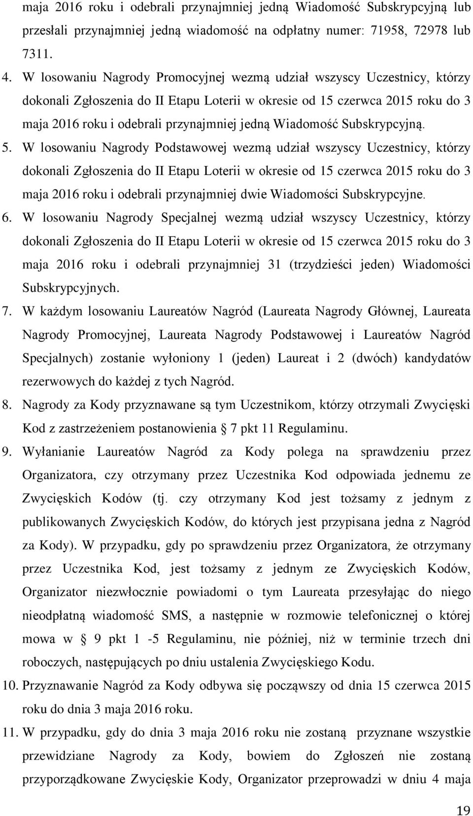 Wiadomość Subskrypcyjną. 5.