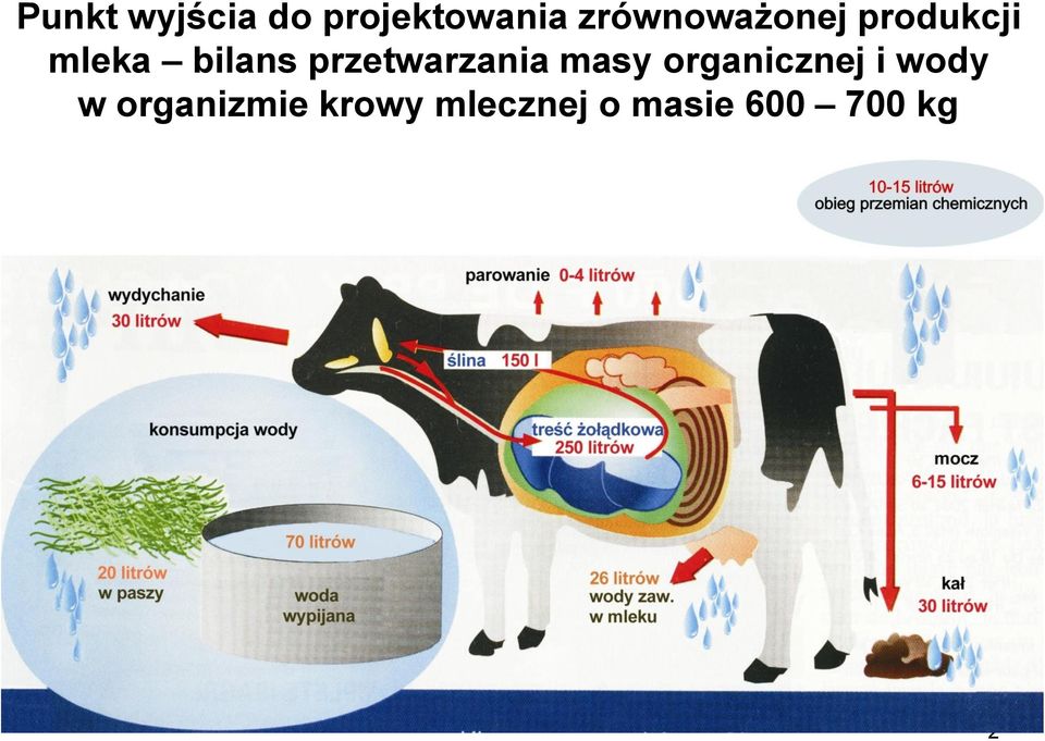 przetwarzania masy organicznej i wody