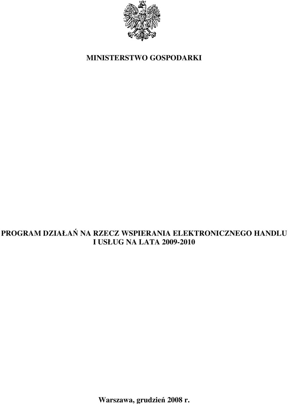 ELEKTRONICZNEGO HANDLU I USŁUG NA