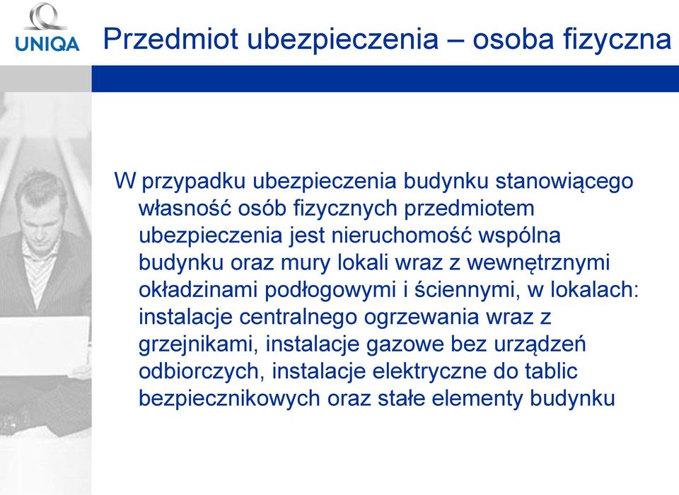 okładzinami podłogowymi i ściennymi, w lokalach: instalacje centralnego ogrzewania wraz z grzejnikami,