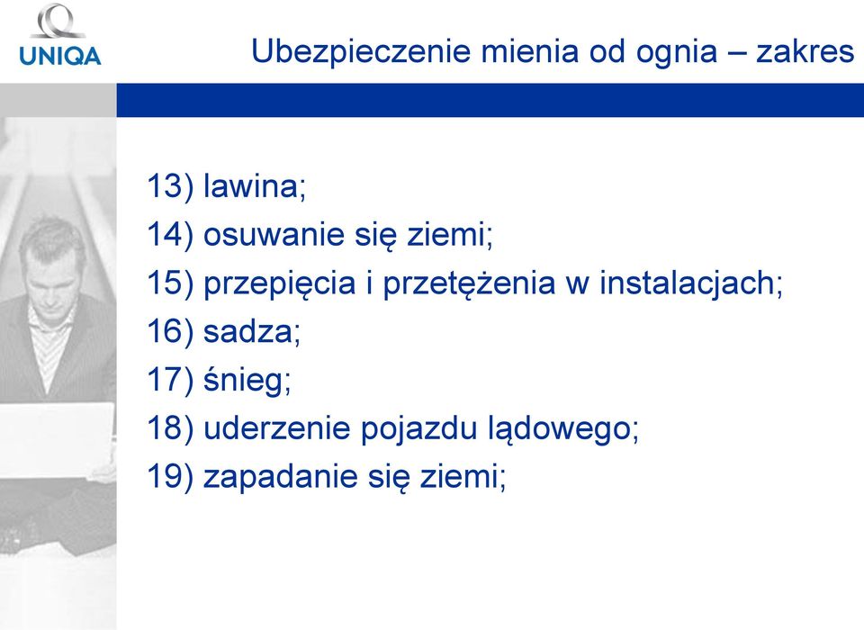 przetężenia w instalacjach; 16) sadza; 17)