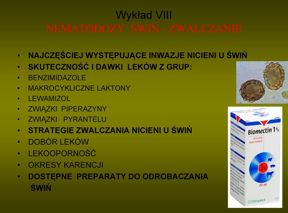 LEWAMIZOL ZWIĄZKI PIPERAZYNY ZWIĄZKI PYRANTELU STRATEGIE ZWALCZANIA NICIENI U