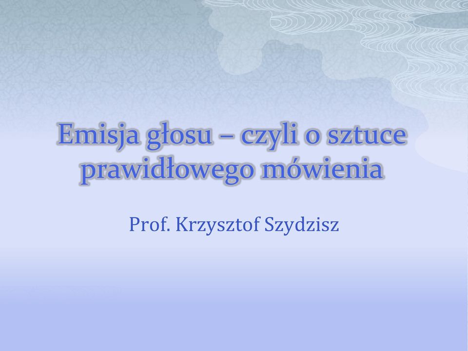 prawidłowego