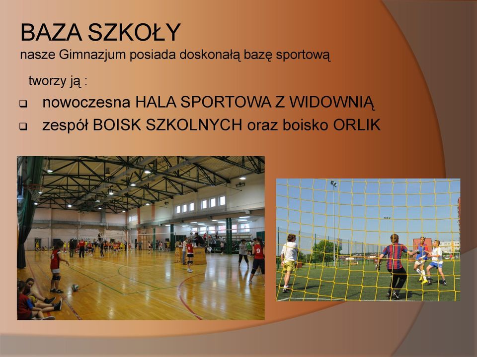 nowoczesna HALA SPORTOWA Z WIDOWNIĄ