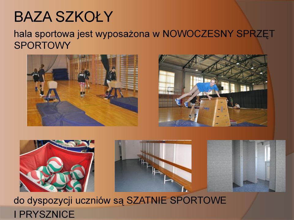 SPORTOWY do dyspozycji uczniów