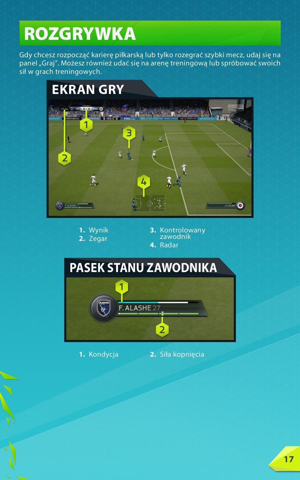 Możesz również udać się na arenę treningową lub spróbować swoich sił w grach