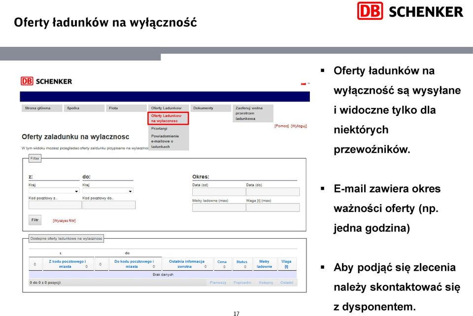 E-mail zawiera okres ważności oferty (np.