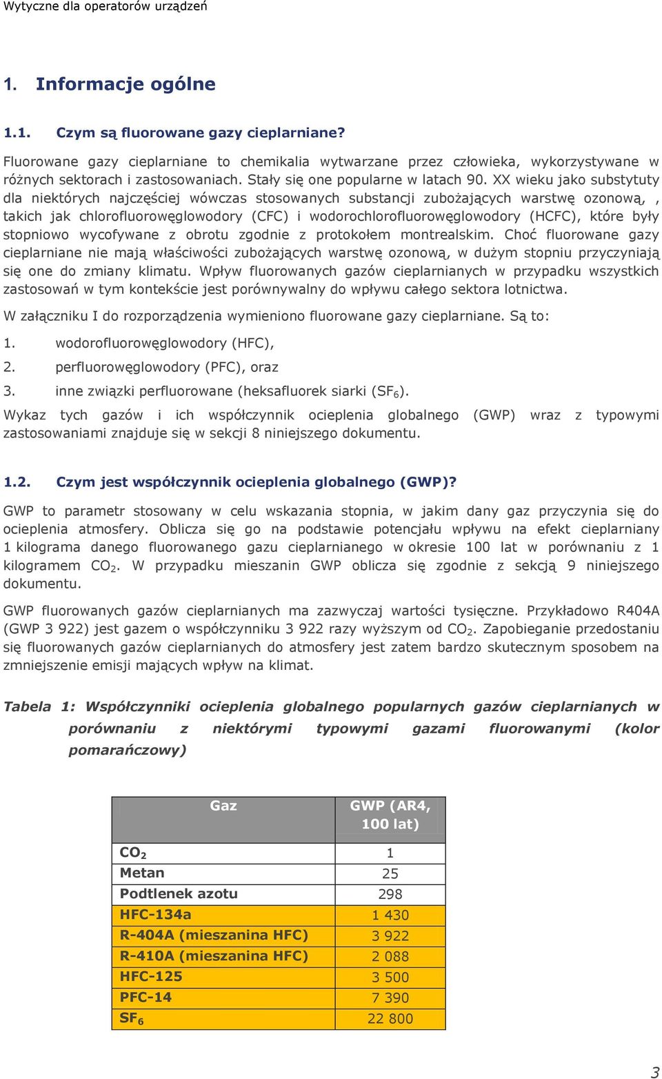 XX wieku jako substytuty dla niektórych najczęściej wówczas stosowanych substancji zubożających warstwę ozonową,, takich jak chlorofluorowęglowodory (CFC) i wodorochlorofluorowęglowodory (HCFC),