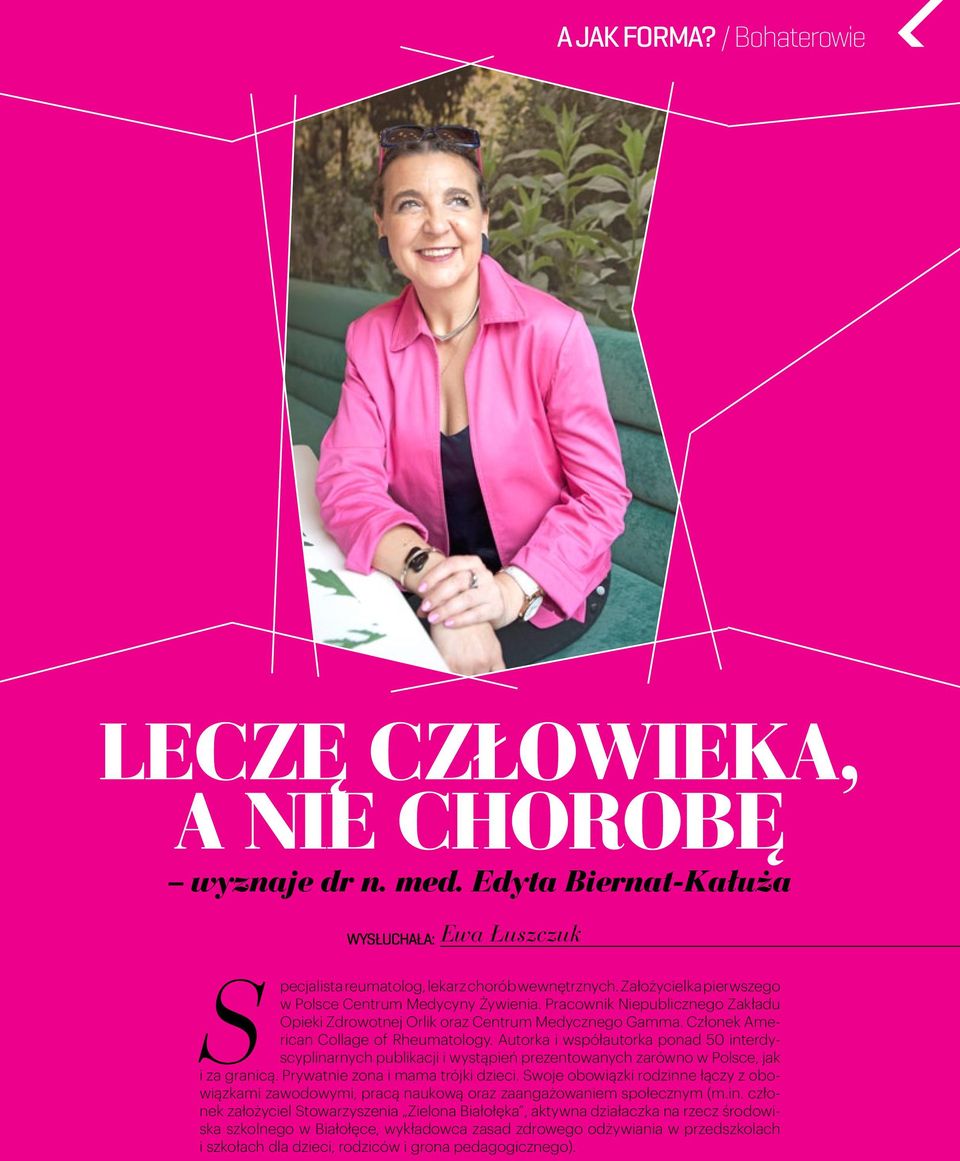 Autorka i współautorka ponad 50 interdyscyplinarnych publikacji i wystąpień prezentowanych zarówno w Polsce, jak i za granicą. Prywatnie żona i mama trójki dzieci.