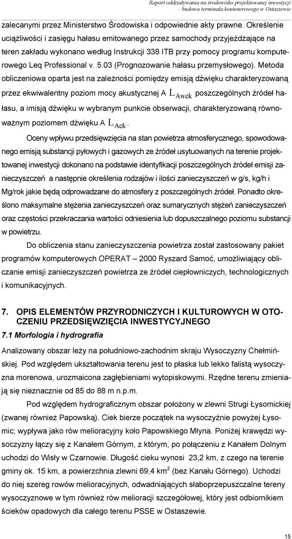 03 (Prognozowanie hałasu przemysłowego).