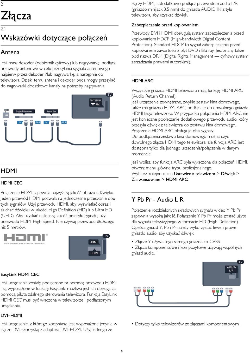 Standard HDCP to sygnał zabezpieczenia przed kopiowaniem zawartości z płyt DVD i Blu-ray. Jest znany także pod nazwą DRM (Digital Rights Management cyfrowy system zarządzania prawami autorskimi).