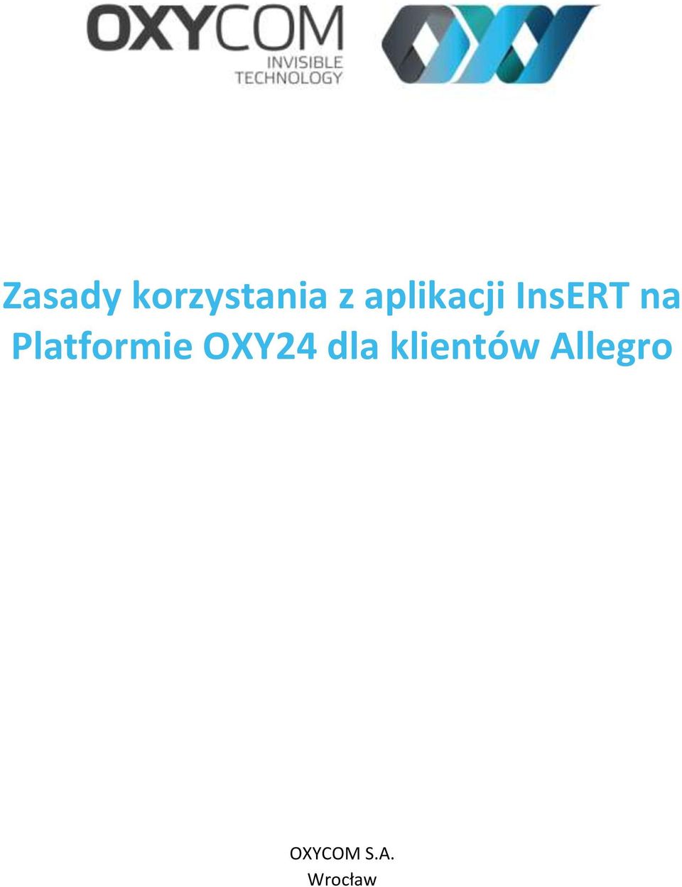 Platformie OXY24 dla