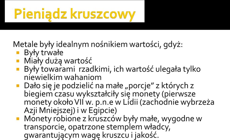 wykształciły się mone