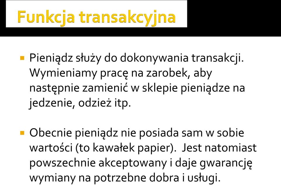 jedzenie, odzież itp.