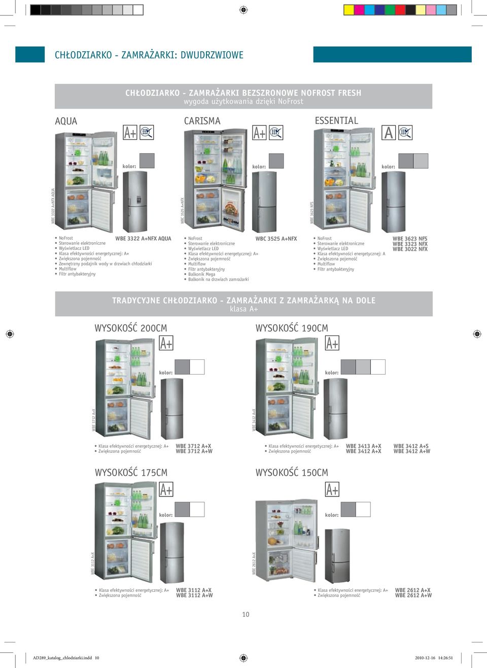 pojemność multiflow Filtr antybakteryjny balkonik mega balkonik na drzwiach zamrażarki NoFrost Sterowanie elektroniczne Wyświetlacz Led klasa efektywności energetycznej: a zwiększona pojemość