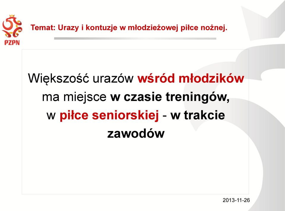 czasie treningów, w piłce