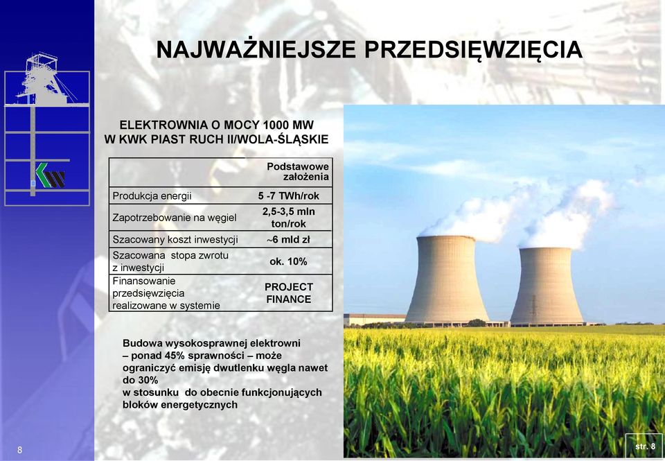 realizowane w systemie 5-7 TWh/rok 2,5-3,5 mln ton/rok 6 mld zł ok.