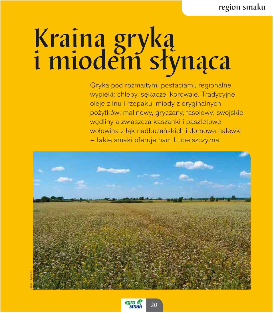 Tradycyjne oleje z lnu i rzepaku, miody z oryginalnych pożytków: malinowy, gryczany, fasolowy;