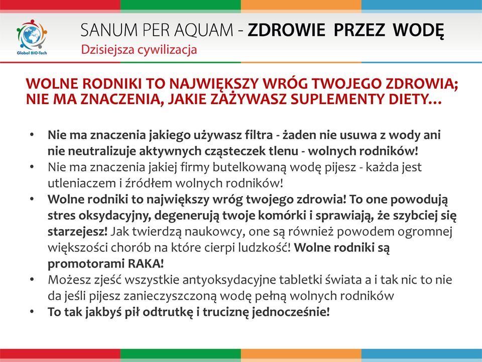 To one powodują stres oksydacyjny, degenerują twoje komórki i sprawiają, że szybciej się starzejesz! Jak twierdzą naukowcy, one są również powodem ogromnej większości chorób na które cierpi ludzkość!