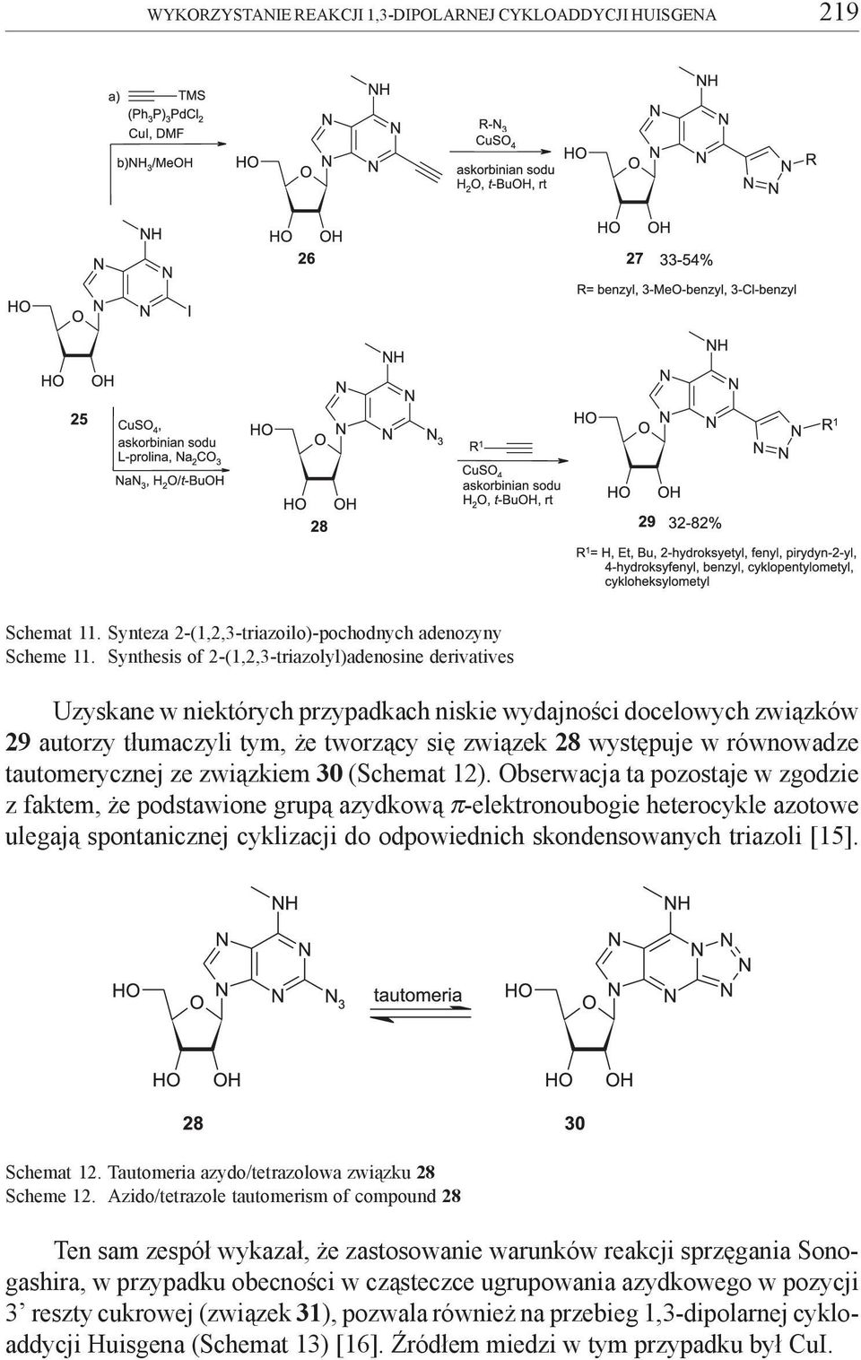 równowadze tautomerycznej ze zwi¹zkiem 30 (Schemat 12).