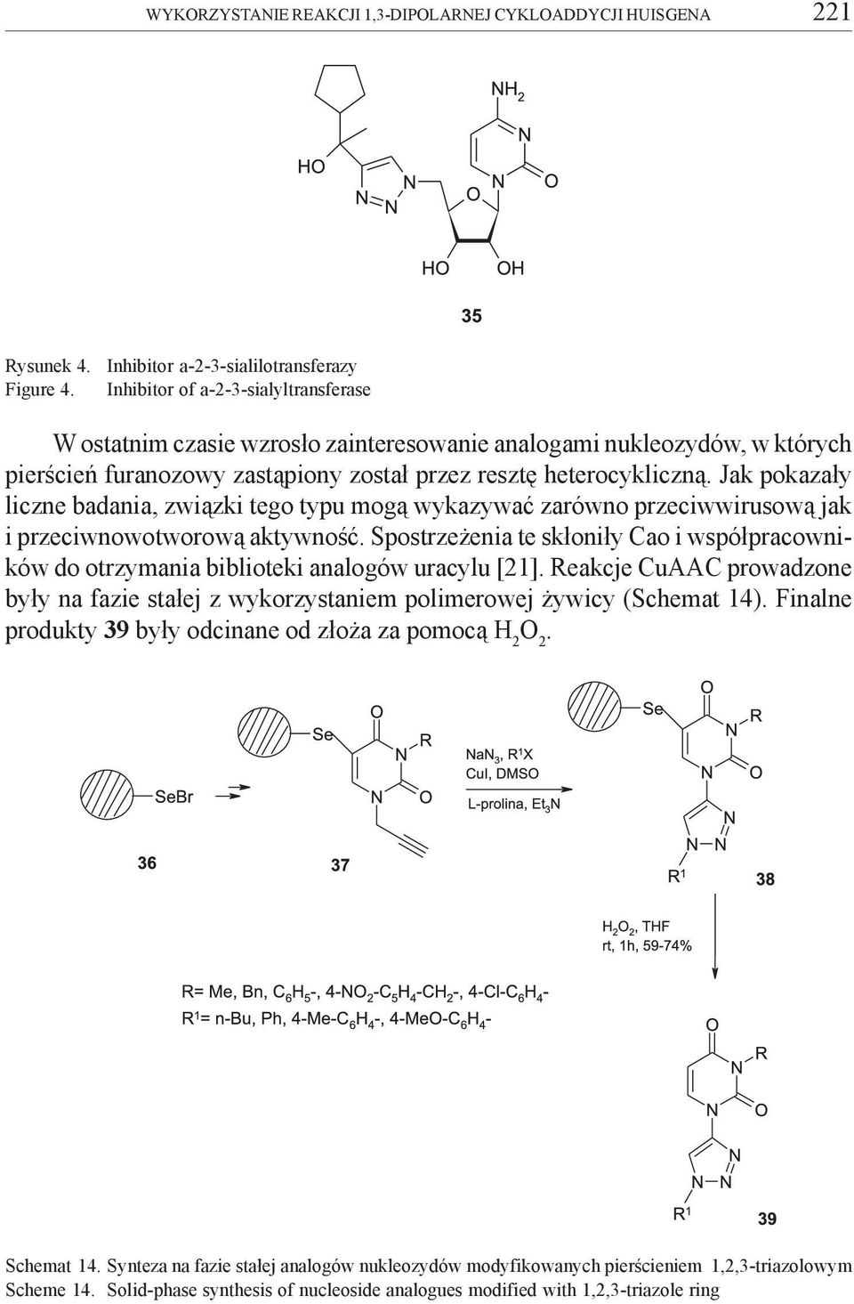 heterocykliczn¹. Jak pokaza³y liczne badania, zwi¹zki tego typu mog¹ wykazywaæ zarówno przeciwwirusow¹ jak i przeciwnowotworow¹ aktywnoœæ.