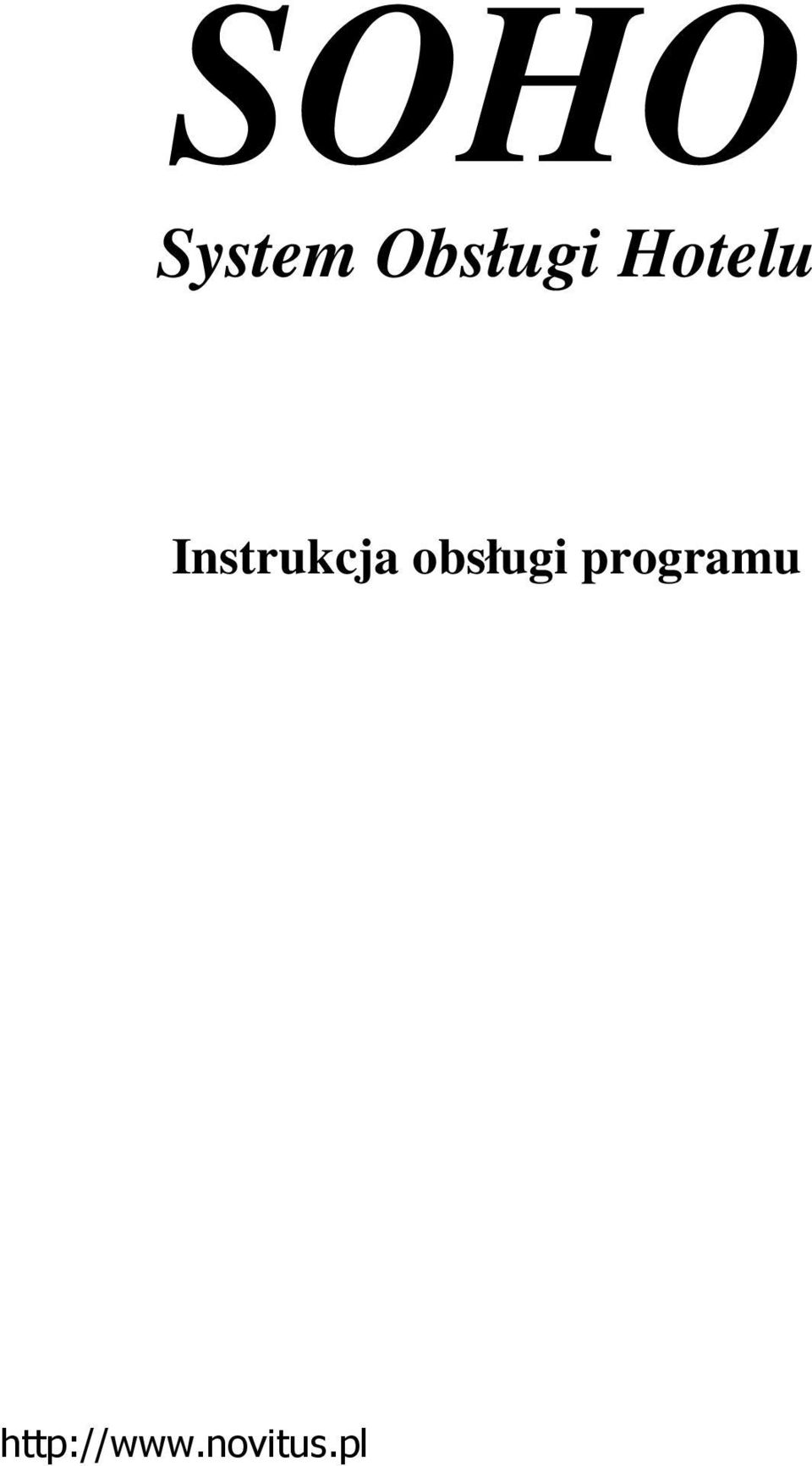 Instrukcja obsługi