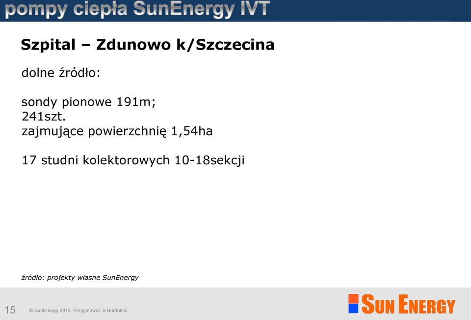 zajmujące powierzchnię 1,54ha 17 studni