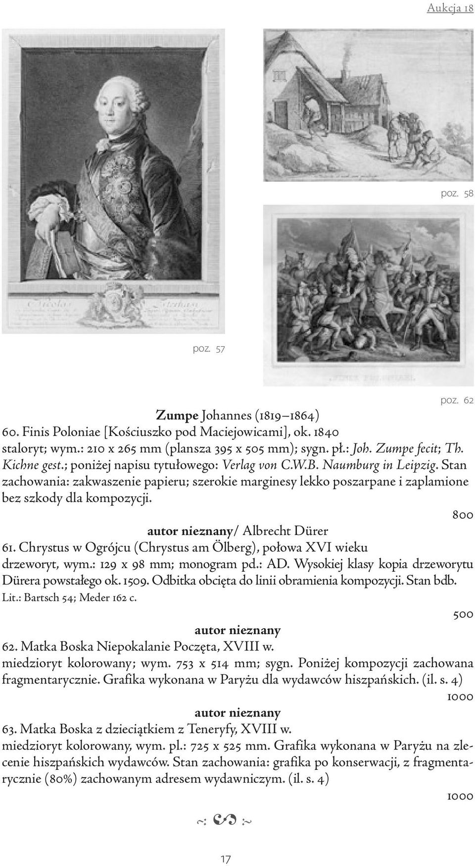 800 autor nieznany/ Albrecht Dürer 61. Chrystus w Ogrójcu (Chrystus am Ölberg), połowa XVI wieku drzeworyt, wym.: 129 x 98 mm; monogram pd.: AD. Wysokiej klasy kopia drzeworytu Dürera powstałego ok.