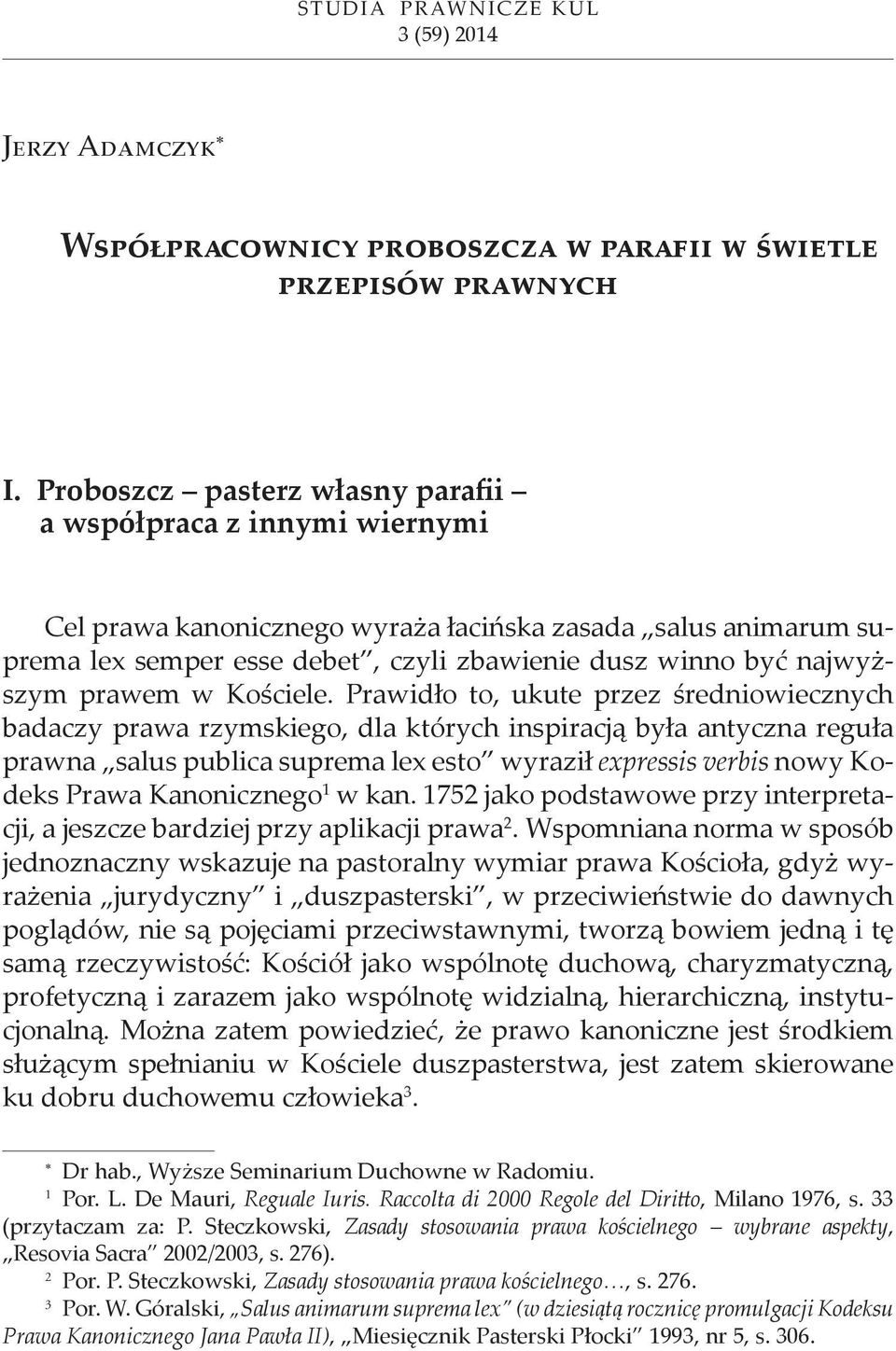 prawem w Kościele.