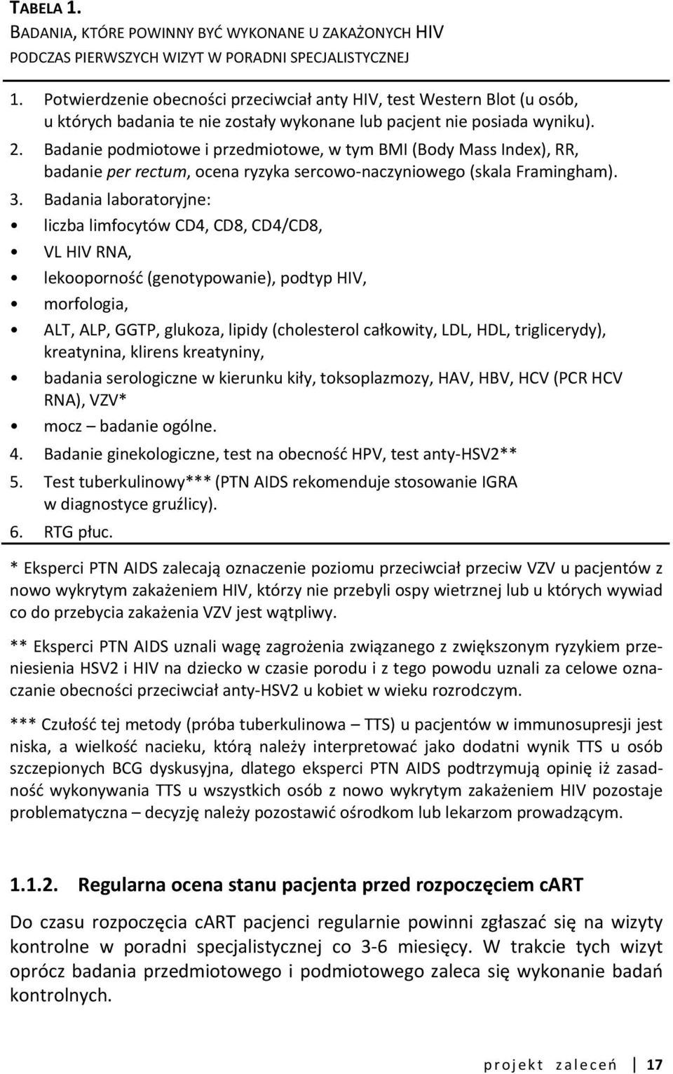 Badanie podmiotowe i przedmiotowe, w tym BMI (Body Mass Index), RR, badanie per rectum, ocena ryzyka sercowo naczyniowego (skala Framingham). 3.