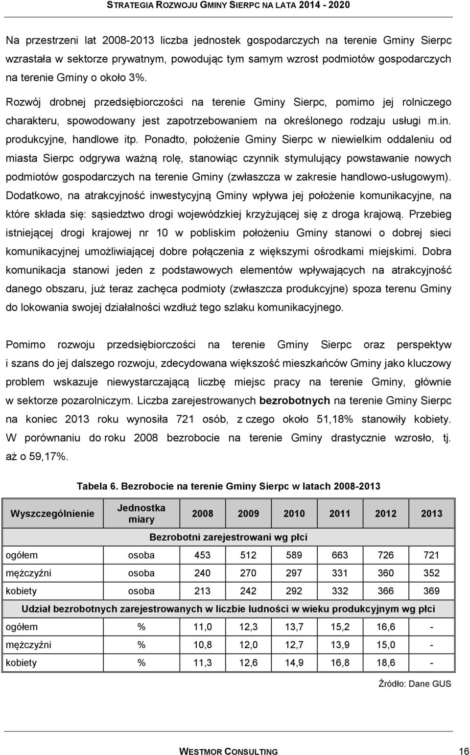 Ponadto, położenie Gminy Sierpc w niewielkim oddaleniu od miasta Sierpc odgrywa ważną rolę, stanowiąc czynnik stymulujący powstawanie nowych podmiotów gospodarczych na terenie Gminy (zwłaszcza w