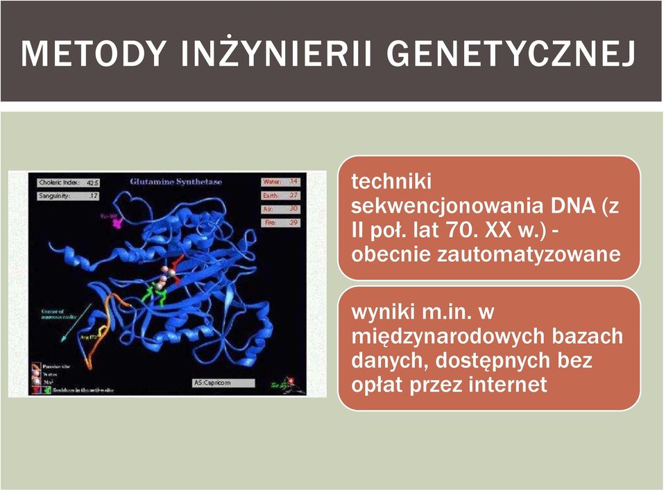 ) - obecnie zautomatyzowane wyniki m.in.