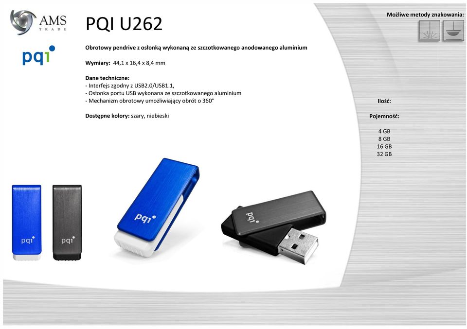 portu USB wykonana ze szczotkowanego aluminium - Mechanizm