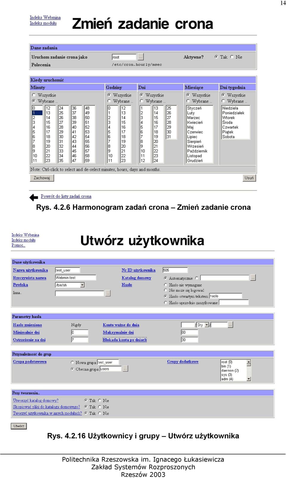 Zmień zadanie crona Rys. 4.