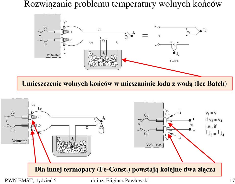 (Ice Batch) Dla innej termopary (Fe-Const.